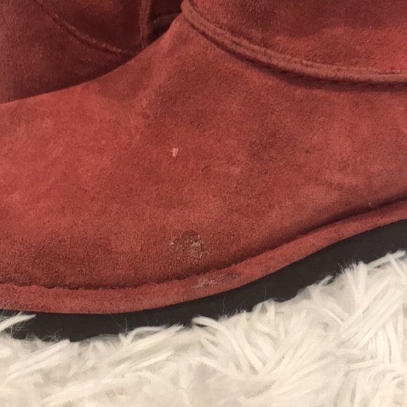 Womens Classic Unlined Mini Red UGG boots Size 7 - Picture 5 of 5